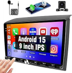 Hikity 2+64G Android 15 autoraadio Fiat Ducato 2010/Citroen Jumper/Peugeot Boxer, 9-tolline IPS puuteekraaniga raadio koos Carplay Android Car Wireless Bluetooth Navi WiFi FM RDS Mirror Link DSP DAB+iga