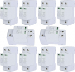 10 x DC Solar Surge Protection 2P Surge Protection DC Photovoltaic Lightning Protection Low Voltage Arrester (10 t&uuml;kki 2P40KA)