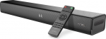 Heymell Compact Small 23" 2.1K Bluetooth PC Soundbar, 120W Soundbar telerile, dialoogiv&otilde;imendus, HDMI ARC Optiline Aux, lauale/seinale paigaldamine, sisaldab HDMI-kaablit