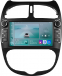 Android 13 Autoradio 7-tolline puuteekraaniga 4-tuumaline Peugeot 206 206cc 2000-2008 WiFi CarPlay/Android auto Bluetooth 4G SWC GPS RDS 2GB+32GB