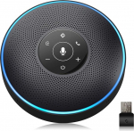 EMEET M2 Bluetooth konverentsik&otilde;lar - USB-k&otilde;lar 4 AI-mikrofoniga, 360&ordm; h&auml;&auml;ltuvastusega, konverentsi mikrofon koos dongle'iga, Skype'ile, Zoomile