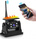 Hodozzy traadita p&auml;ikesepoolne tagurduskaamera, stabiilne WiFi, 1080P tagurduskaamera veekindla, p&auml;ikeselaadimise, magnetilise aluse, &ouml;ise n&auml;gemise, tagurdusabi laetav kaamera p&auml;ikesepoolne tagurduskaamera auto