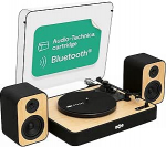 House of Marley Revolution Bluetooth plaadim&auml;ngija koos k&otilde;laritega - j&auml;tkusuutlikult valmistatud plaadim&auml;ngija koos juhtmega k&otilde;larikarbid, vin&uuml;&uuml;l m&auml;ngija koos riiuli k&otilde;larid