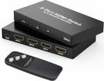 Ticenpe HDMI 2.1 Switch 8K @ 60Hz 4K @ 120Hz HDMI Splitter 3 in 1 Out toetab VRR & ALLM D-olby Vision, HDMI Switch &uuml;hildub PS5/4, Xbox, Apple TV, Skybox, Blu-Ray, HDTV, Monitoriga
