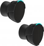 &Uuml;hildub Amazon Echo Pop hoidikuga, Echo Pop Stand Holder, Echo Pop seinakinnitus integreeritud kaablijuhtimisega, ei vaja kruvisid, k&otilde;larite lisatarvikute hoidik (Echo Pop, must, 04), 2 tk (Echo Pop, must, 04).