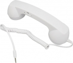 Retro telefon Vana telefon Vintage telefonitor mobiiltelefonidele Mobiiltelefonid Retro telefon telefonile Retro telefonitor telefonile Retro telefonitor telefonile mobiiltelefonidele (valge)