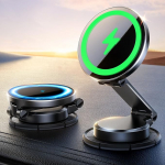 JOYROOM MagSafe autokinnitus koos laadimisfunktsiooniga armatuurlauale [T&auml;ismetallist ja kokkupandav] 15W MagSafe autolaadija, magnetiline juhtmevaba laadimisseade iPhone 16 15 14 14 13 12 Pro Max Plus jaoks