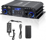 4-kanaliline miniv&otilde;imendi, 1200W HiFi-v&otilde;imendi, Bluetooth 5.0 stereov&otilde;imendi, FM-raadio, kaasaskantav SD-kaart/USB-sisend/FM-raadio, 35W x4 kodus v&otilde;i autos kasutamiseks