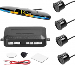 Shkalacar parkimisandur parkimisabi tagurdusradari s&uuml;steem 4 parkimisanduriga kauguse tuvastamise LED valgus kaugusn&auml;idik hoiatussignaaliga