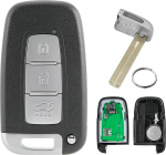 3 nupu kaugjuhtimispuldi v&otilde;tme asendamine Hyundai i30 ix35 Tucson v&otilde;tme 433Mhz Toy40 tera v&otilde;tmer&otilde;ngaga SY5HMFNA04 jaoks