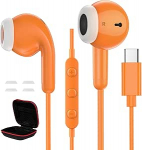 USB C k&otilde;rvaklapid Samsung S25 Ultra S24 S23 S22 A56 C-t&uuml;&uuml;pi k&otilde;rvaklapid koos kaabliga HiFi stereok&otilde;rvaklapid mikrofoni ja helitugevuse reguleerimise funktsiooniga iPhone 17 Pro Max 16 15 Plus iPad Google'ile