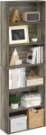 Furinno Jaya Simply Home Freestanding Bookcase with 6 Open Shelves, French Oak