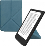 kwmobile &uuml;mbris &uuml;hildub Pocketbook Verse/Verse Pro/Verse Color/Vivlio Light/Light HD &uuml;mbrisega - Kunstnahast &uuml;mbris - eReader kaitsev &uuml;mbris - Cover Petrol