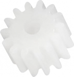 GTPBAO 1 St&uuml;ck 1,25 Modul 20 Z&auml;hne flaches Kunststoffzahnrad 10 mm Dicke zylindrisches Zahnrad 1,25 m 20 Z&auml;hne POM-Stirnrad gerade Z&auml;hne Ritzel Lenkungshardware(9mm)