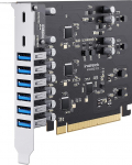 Inateck PCIe USB 3.2 Gen 2 Card, USB C Power Delivery Charging, 2 USB C Ports and 6 USB A Ports with 16 Gbps Total Bandwidth, KU8212