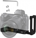 Vertikaalne pildistamisk&auml;epide Nikon Z6 II / Z7 II jaoks - laiendatud versioon koos L-kaamerakinnitusega kiirv&auml;ljalaskeplaadiga