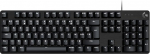 Logitech G 413 SE t&auml;issuuruses mehaaniline m&auml;nguklaviatuur - valgustatud klaviatuur taktilise mehaanilise l&uuml;litiga, Anti-Ghosting, Windowsile ja MacOSile, Belgia AZERTY paigutus - must