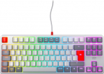 CHERRY XTRFY K4V2 TKL juhtmega m&auml;nguklaviatuur ilma numbriklahvistikata, Pan Nordic Layout (QWERTY), RGB valgustus, mehaanilised MX2A RED l&uuml;litid, Retro