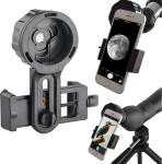 Pro Phone Adapter binoklile, monoklile, teleskoopidele ja mikroskoopidele, &uuml;hildub mis tahes nutitelefoniga, sobib ideaalselt teie seikluste pildistamiseks