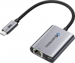 Cable Matters USB C kuni 5GbE Ethernet adapter 140W PD, 5 Gigabit Ethernet, USBC LAN adapter, &uuml;hildub USB4/Thunderbolt 5/4/3, MacBookile, s&uuml;learvutile, USBC seadmetele