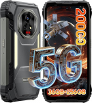 Blackview Xplore 2 Satellite Outdoor mobiiltelefon ilma lepinguta 5G, 20000 mAh aku Android 15 ehitusplatsi mobiiltelefon, 36GB + 256GB Outdoor nutitelefon, 6,73-tolline 3,2K AMOLED, Outdoor