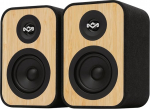 House of Marley Uplift riiuli k&otilde;larid - Bluetooth k&otilde;larite stereopaar koos AUX ja RCA kaabliga, puidust k&otilde;larid plaadim&auml;ngijale, mobiiltelefonile, arvutile - Bluetooth stereok&otilde;larite kastid