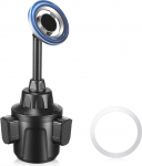 Magnetiline mobiiltelefoni hoidja, auto tassihoidja, 360&deg; p&ouml;&ouml;ratav ja kiiresti pikendatav pika varrukaga, &uuml;hildub iPhone 12 kuni 17 seeria mudelitega ja k&otilde;igi nutitelefonidega