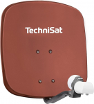 TechniSat DIGIDISH 45 satelliidipaneel 2 osalejale (45 cm v&auml;ike satelliits&uuml;steem - komplekt koos seinakinnituse ja universaalse Twin LNB-ga) Punane