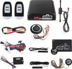 Smart Entry PKE Passiivne v&otilde;tmeta juurdep&auml;&auml;s auto alarms&uuml;steem Kaugjuhtimispuldi mootori k&auml;ivitamine Starter Press Start Button & Touch Password Entry Keyless Go s&uuml;steem