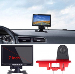 Auto kolmas katusealune piduritulede kaamera piduritulede tagurduskaamera asendus Renault Traffic 3 Fiat Talento Nissan NV300 Primastar Opel Vauxhall Vivaro + 7-tolline LCD TFT monitor HD