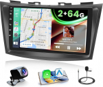 2+64G Android autoraadio Suzuki Swift 2011-2017 juhtmevaba Carpaly & Android auto, 9-tolline IPS puuteekraaniga raadio Bluetooth/GPS/Reversioonikaamera/FM/WiFi/SWC/26UIga