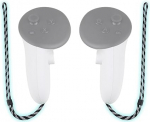 SOULWIT 1 paar professionaalset asendusrihma Oculus Quest3/Quest 3 jaoks, vastupidav ja reguleeritav, kontrolleri k&auml;epidemete rihm Meta Quest3S/Quest 3S jaoks, lihtne DIY paigaldus, must ja valge