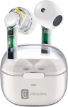 Cellularline | FINE Transparent | TWS traadita k&otilde;rvakapsel Bluetooth k&otilde;rvaklapid koos laadimiskarbiga - 3,5 tundi m&auml;nguaega - 4 korda laadimine - puutejuhtimine ja automaatne sidumine