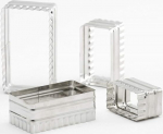thermohauser k&uuml;psisevormide komplekt (roostevaba teras), ristk&uuml;likukujuline, laineline serv, 6,4 x 3,7 - 11,4 x 6,7 cm, h&otilde;bedane
