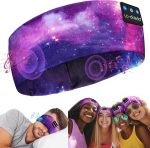 LC-dolida Sleep Headphones Bluetooth 5.4, Sleep Headband, Headband, Sleep Mask, Sports Headphones, Music Sleeping Headband for Sports Training, Jogging, Yoga, Travel