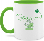 Mug 325 ml - Statement - Lucky Mug - 325 ml - Light Green - Lucky Cups Kohvitassid Laused Laused Lucky Tea Cup Lucky Mug Statement Cup Happy New Year Clover Leaf
