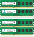 DDR3 RAM 32GB: 32GB (4x8GB) PC3-12800U DDR3-1600 UDIMM 2Rx8 DIMM RAM DDR3 8GB 1600MHz SDRAM 240-Pin 1.5V CL11 Non-ECC lauaarvuti m&auml;lukomplekt