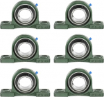 hankimise kaart 6 Pack Pillow Block Bearing, UCP210-32 2" Bore Solid Cast Iron Base Mount, Bearing Block Insert, Bearing Block, Bearing Block, Self Alignment
