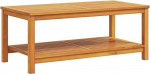 vidaXL k&uuml;ljelaud pruun 110 x 55 x 45 cm Massiivne akaatsiapuu, stiilne, rustikaalne hoiukoht aiapidude, laua ja aksessuaaride jaoks, sobib ideaalselt terrassile ja aeda.