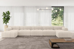 ALTDECOR Tesso-U3 moodul diivan nurgas diivan U-kujuline nurgas diivan Diivan elamusmaastik U3-475 x 160 x 70 cm beež