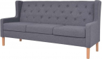 Generisch 2-TLG. Diivanikomplekt Stoff Grau,M&ouml;bel,Diivanid,50.35KG,274933
