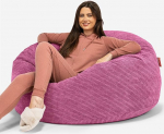 Lounge Pug, Mammut Diivan Bean Bag XXL hiiglaslik tool Pom-Pom Pink