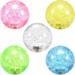 hankimise kaart Joystick Ball Top Handle Rocker Round Head Arcade Game DIY Parts Crystal Pink Yellow Blue Green White Pack of 5