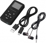 Kaasaskantav raadio, Mini Pocket Digital DAB/DAB + Pocket Digital Radio Receiver Bluetooth MP3-m&auml;ngija koos k&otilde;rvaklappidega, tugi TF-kaardi MP3-m&auml;ngija funktsioonile