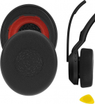 Geekria QuickFit asendusk&otilde;rvaklapid Jabra Evolve2 55, 55MS, 55UC, 55USB juhtmevabadele k&otilde;rvaklappidele K&otilde;rvaklappide k&otilde;rvapadjad Korvapadjad Remondiosad (must)