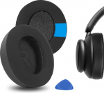 Geekria Sport Cooling Gel asendusk&otilde;rvapadjad Anker Soundcore Life Q45, Space Q45 k&otilde;rvaklappidele, k&otilde;rvapadjad, remondiosad (must)