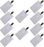 10 Pack Business Credit USB m&auml;lupulgad 8GB (8GB, valge)