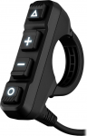 Garmin juhtraua kontroller - zūmo XT2 v&otilde;i Tread satelliitnavigatsiooni jaoks Zoom v&otilde;i Select kaartide jaoks, tolmu- ja veekindel, paindlik paigaldus.