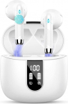 Drsaec Bluetooth 5.4 k&otilde;rvaklapid, 6D Deep Bass In-Ear k&otilde;rvaklapid Traadita Bluetooth 2026 56 tundi traadita k&otilde;rvaklapid 4 ENC mikrofoniga, m&uuml;ravastased k&otilde;rvaklapid, USB-C, IP7 veekindlad spordik&otilde;rvaklapid