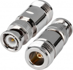 2tk N Female to BNC Male RF adapter BNC Male to N Type Female koaksiaalmehe N Type to BNC adapter mobiiliradio traadita LAN jaoks